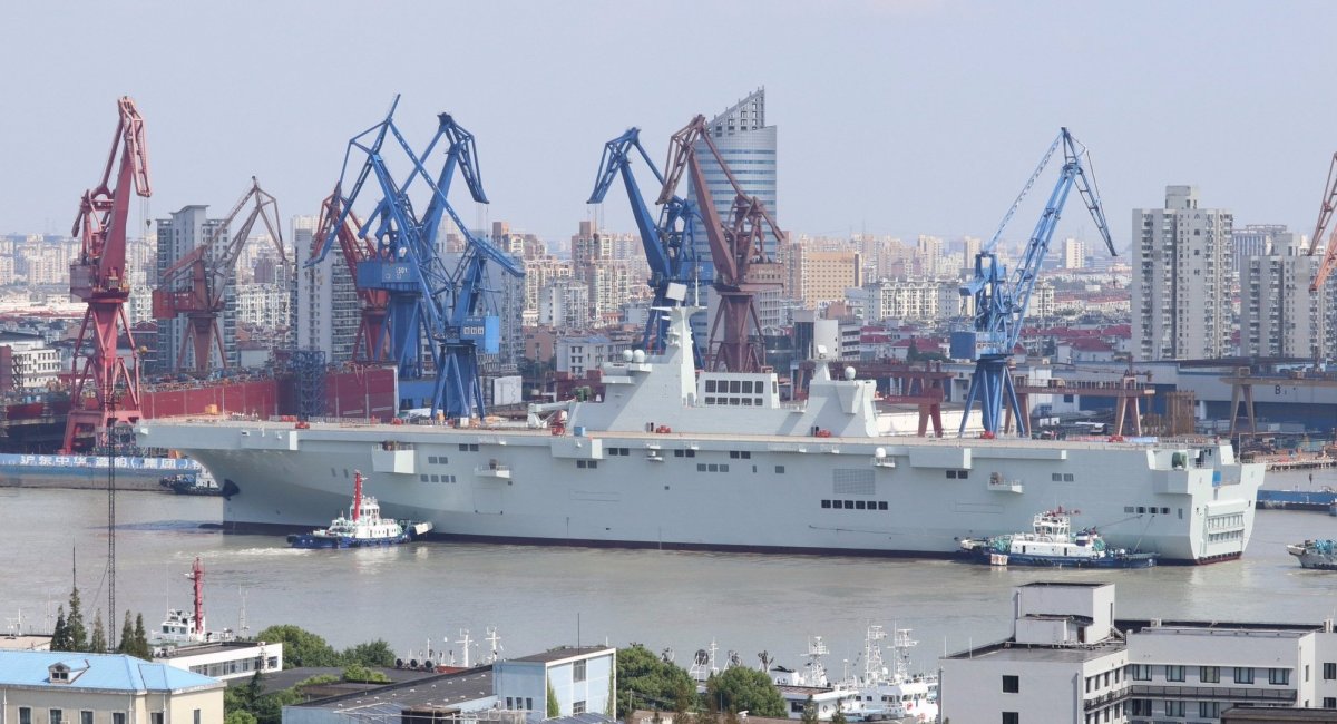 Вісім кораблів типу 075 мають стати основою амфібійних сил Китаю