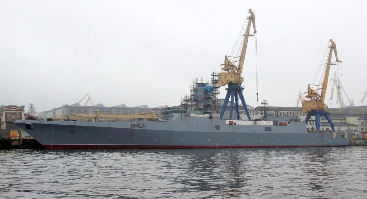 Російський фрегат "Адмирал Головко" проекту 22350 в процесі побудови, ілюстративне фото з відкритих джерел