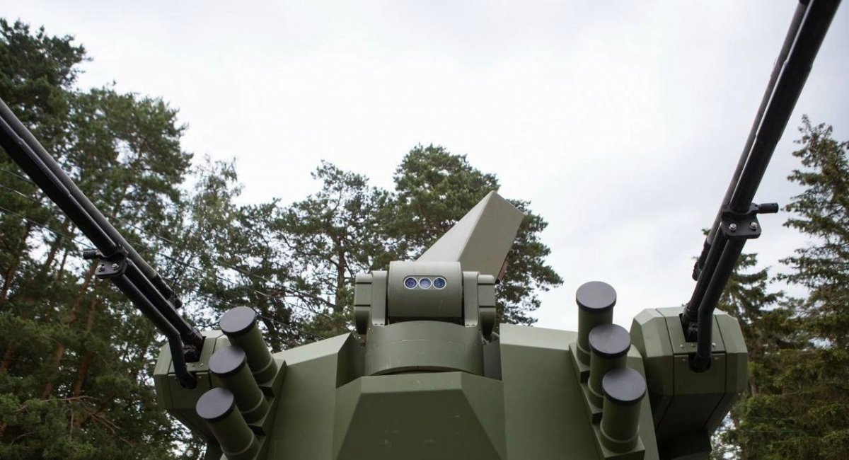 Турель із 23-мм гарматами 2А7 для зенітної артустановки на шасі БТР-82, червень 2023 року, зображення з відкритих джерел
