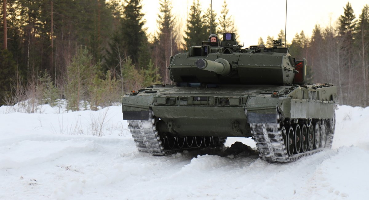  Leopard 2A7 під час випробувань у Норвегії (фото: Forsvarsmateriell)