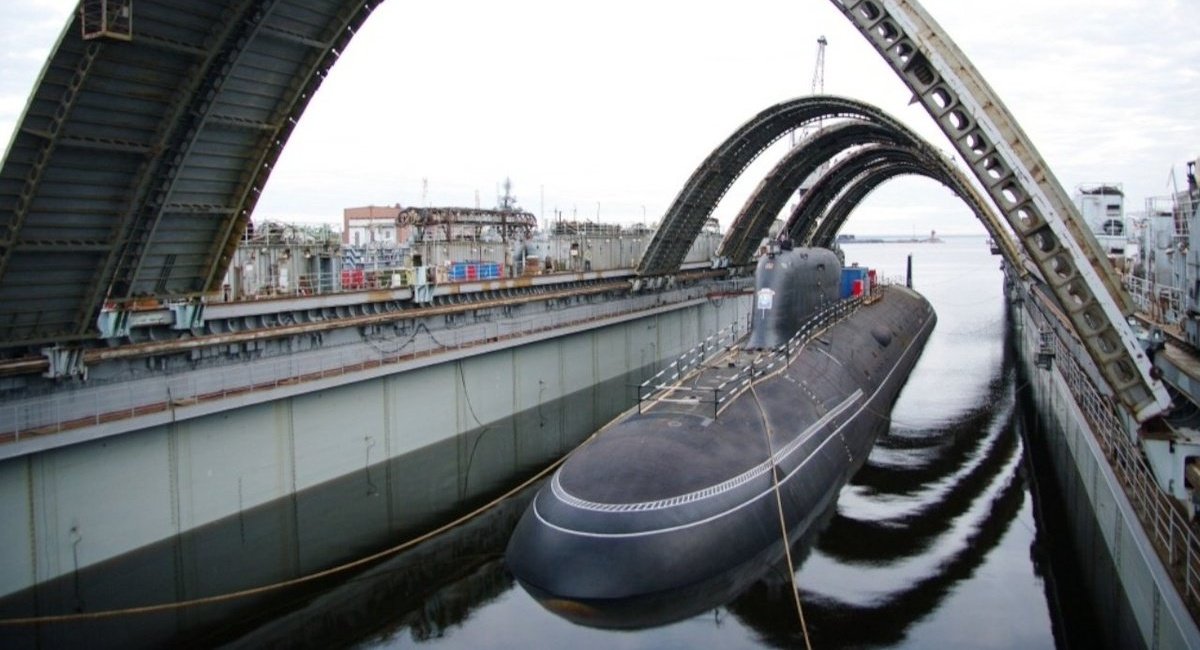 Спуск на воду атомного підводного човна К-571 "Красноярск" проекту 885М "Ясень-М" в 2021 році, ілюстративне фото з відкритих джерел