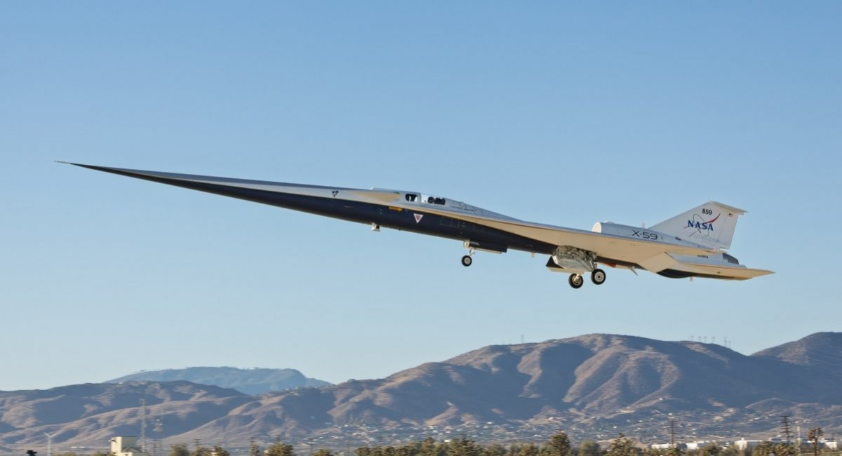 З’явились нові деталі про унікальний літак X-59 який літає без "вибуху" як у "Кинджала", й має ніс довжиною 14 метрів