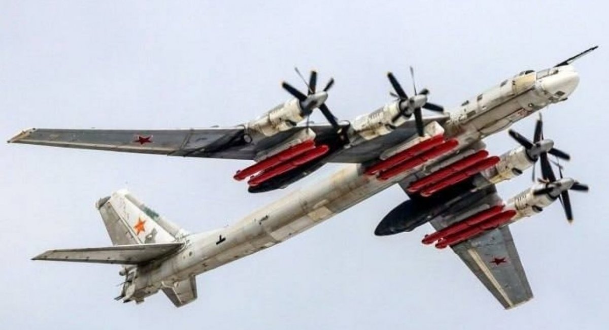 Ворожий Ту-95МС з ракетами Х-101, фото ілюстративне