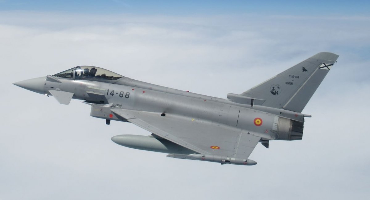 Перехоплення російських стратегічних бомбардувальників виконували іспанські Eurofighter
