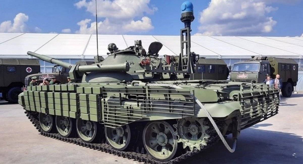 Варіант "серійної" модернізації Т-62М "зразка 2022 року", презентація якого відбулась під час "Армия-2022", зображення з відкритих джерел