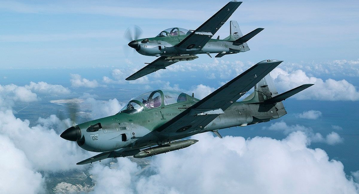 Легкі штурмовики A-29 Super Tucano. Фото: Embraer​