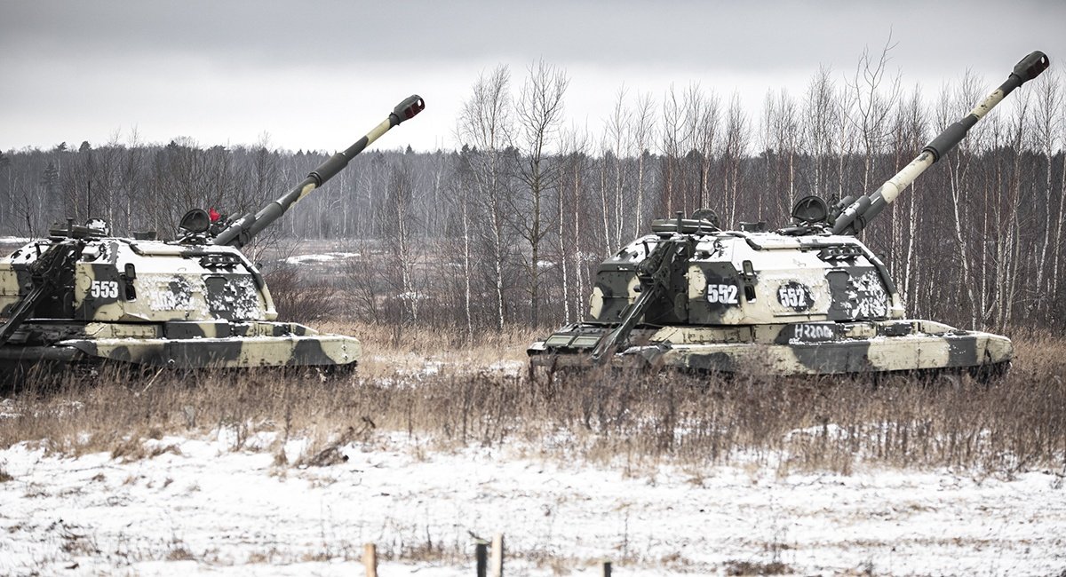 Самохідна артилерія армія РФ, фото з відкритих джерел