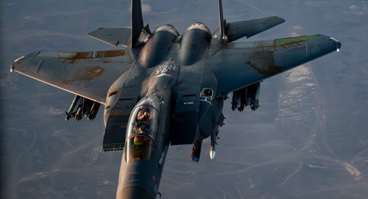 F-15E ВПС США з ознаками зносу. Фото: US DoD
