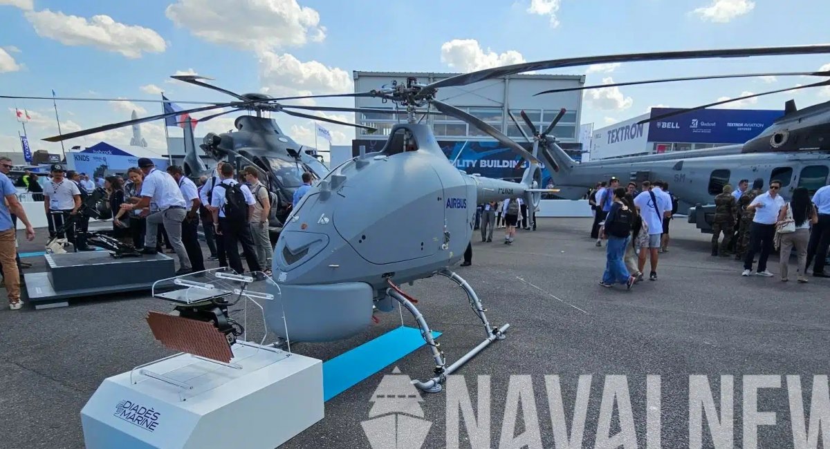 VSR700 з радаром під час виставки 2025 Paris Air Show. Фото - Naval News