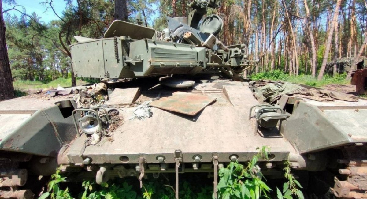 Один з пошкоджених російських Т-90М