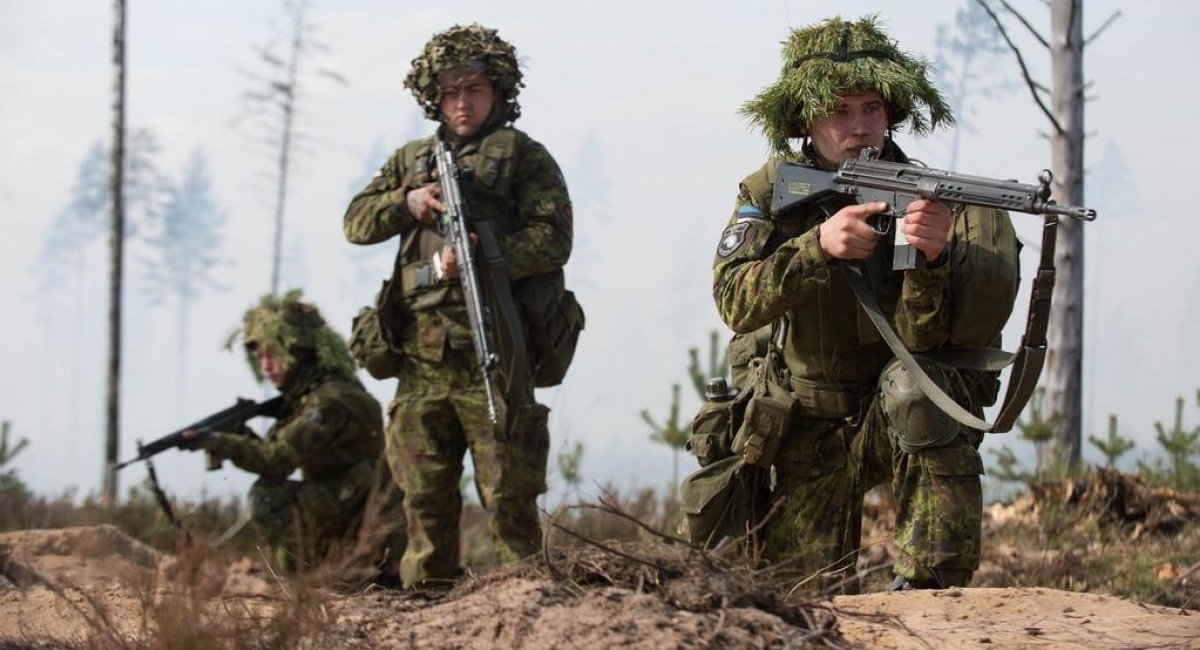 Резервісти естонської армії на навчаннях, ілюстративне фото з відкритих джерел