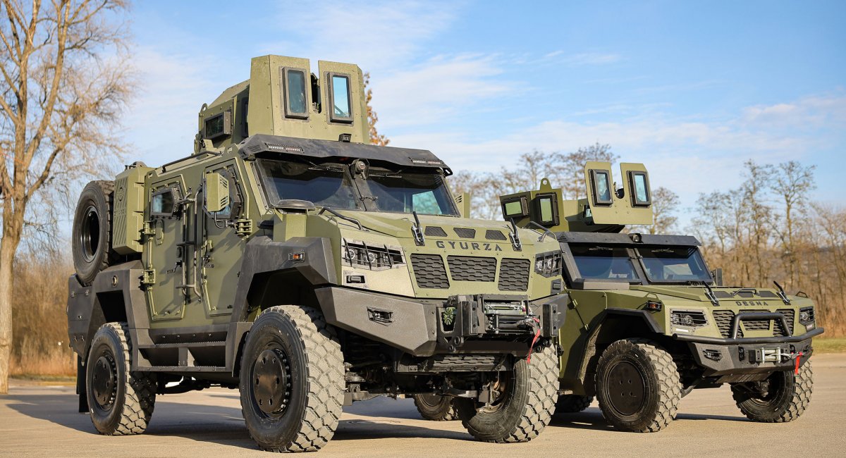 Два нові українські бронеавтомобілі-пікапи вийшли на випробування - GYURZA-03 та DESNA від "УкрАрмоТех"
