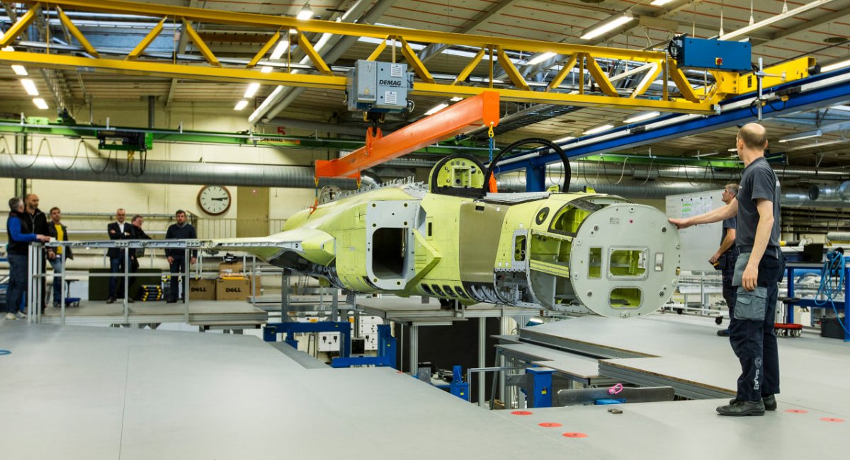 Виробництво винищувача JAS 39 Gripen E. Фото: Saab