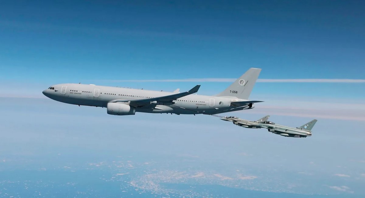 Літак-дозаправник Airbus A330 MRTT спільного флоту країн НАТО. Фото: Airbus