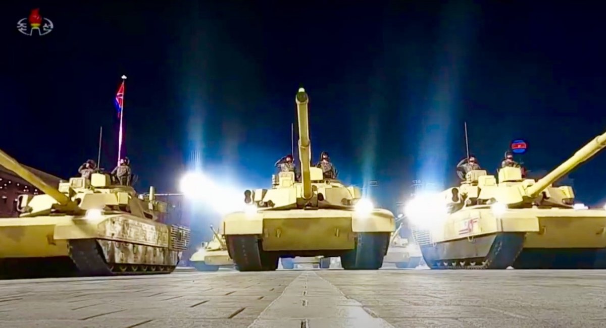 Новий танк КНДР на параді