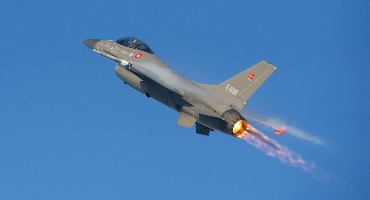F-16 повітряних сил Данії (фото: Flyvevåbnet)