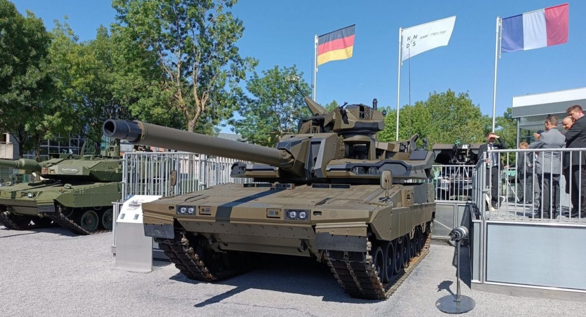 Демонстратор технологій перспективного танка проєкту MGCS від компанії KNDS на виставці Eurosatory 2022. Фото з відкритих джерел