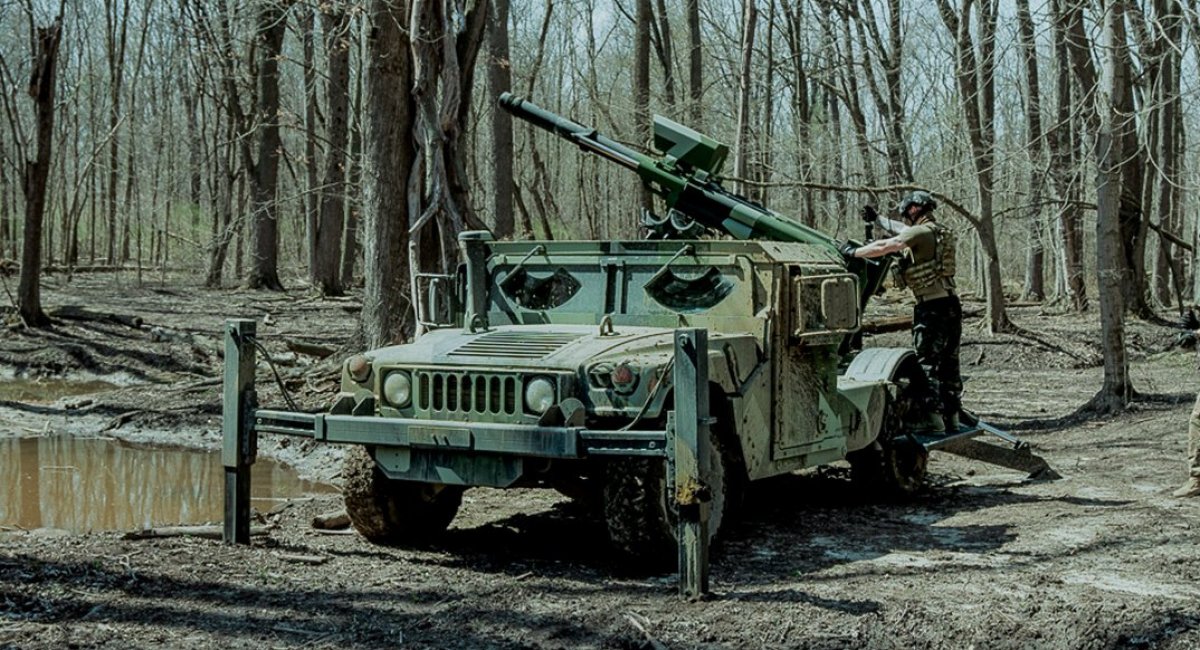 105-мм САУ Hawkeye MHS під час випробувань в Україні. Фото: AM General
