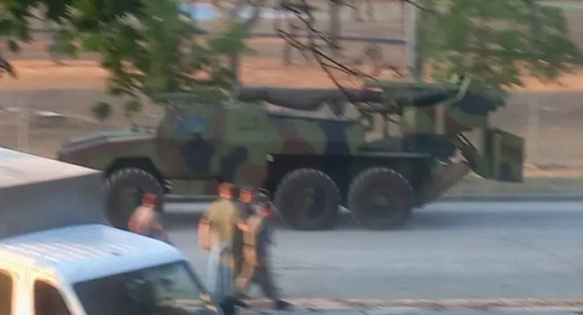Сербський 203-мм міномет на базі гаубиці M114. Фото з соцмереж
