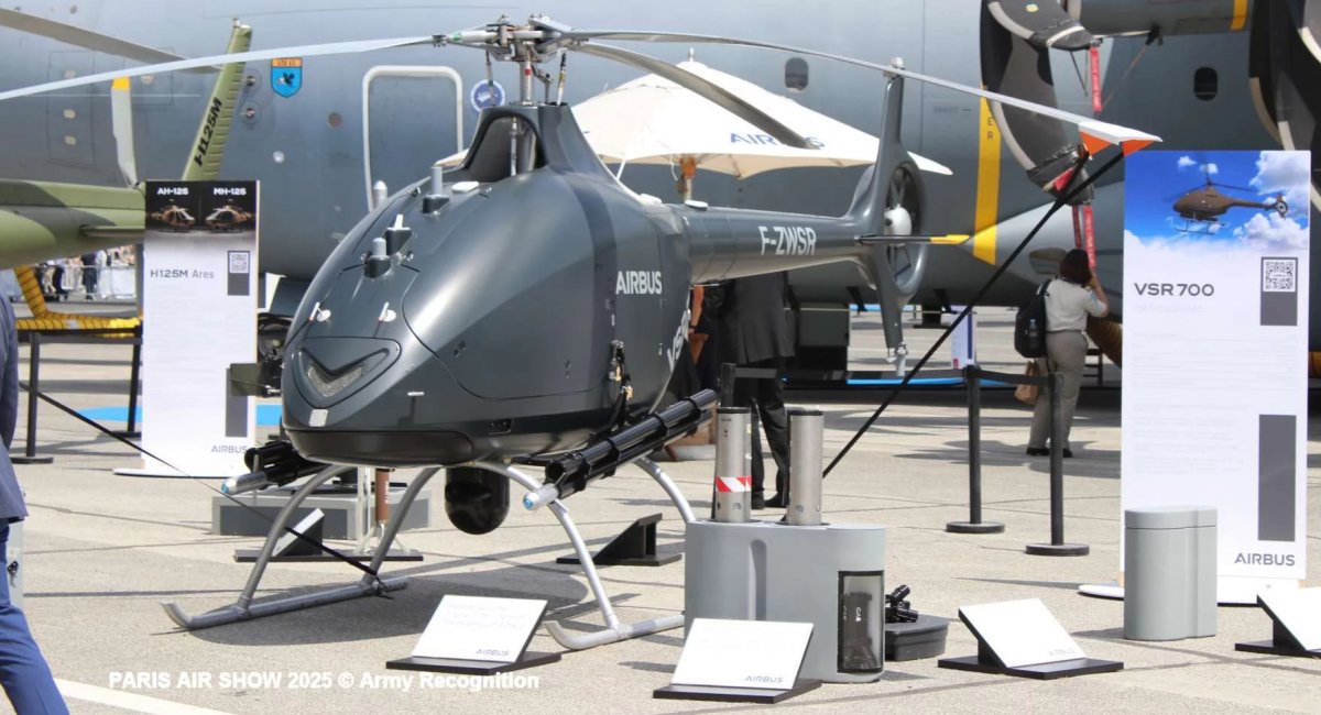 Airbus VSR700 озброєний ракетами від Thales. Фото: Army Recognition Group