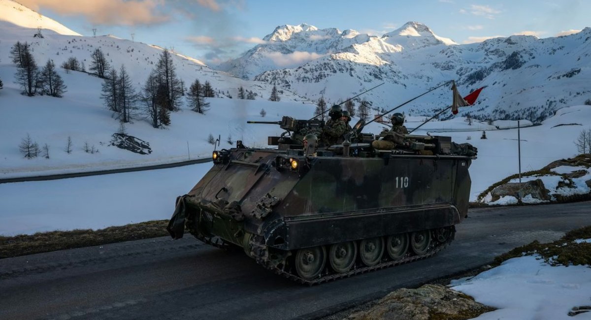 БТР БТР M113, або SpZ 63 збройних сил Швейцарії. Фото: Schweizer Armee