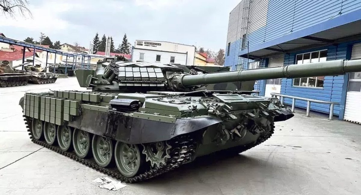 Модернізований на потужностях Excalibur Army Т-72 для ЗСУ, грудень 2022 року, джерело - Novinky.cz, фото ілюстративне