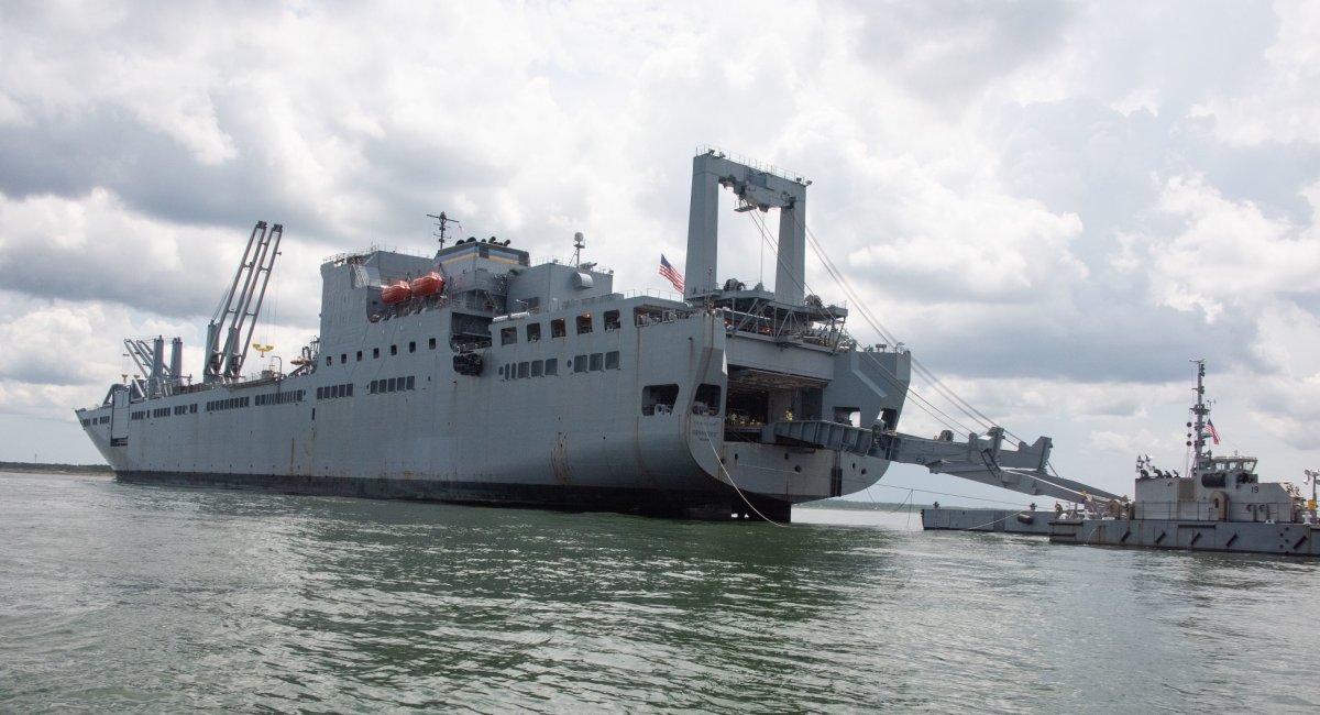 Доставка військових вантажів морським транспортом, ілюстративне фото від U.S. Transportation Command