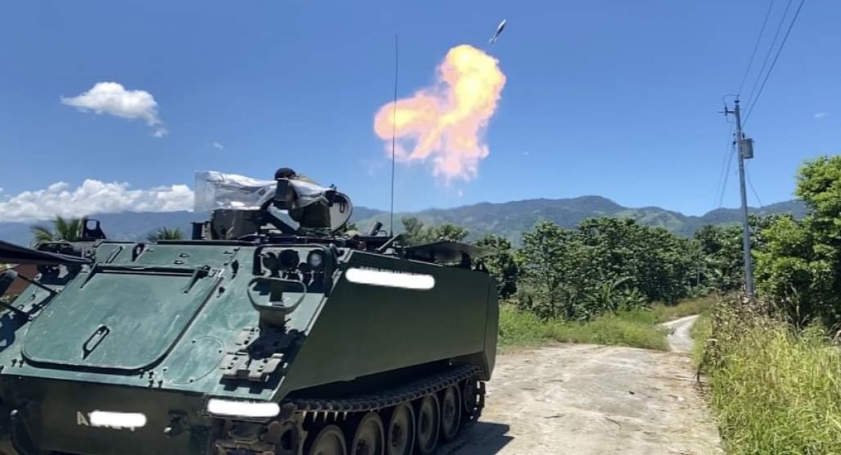 Зараз армія Філіппін уже має самохідні міномети калібру 81 мм на базі БТР М113, фото з відкритих джерел