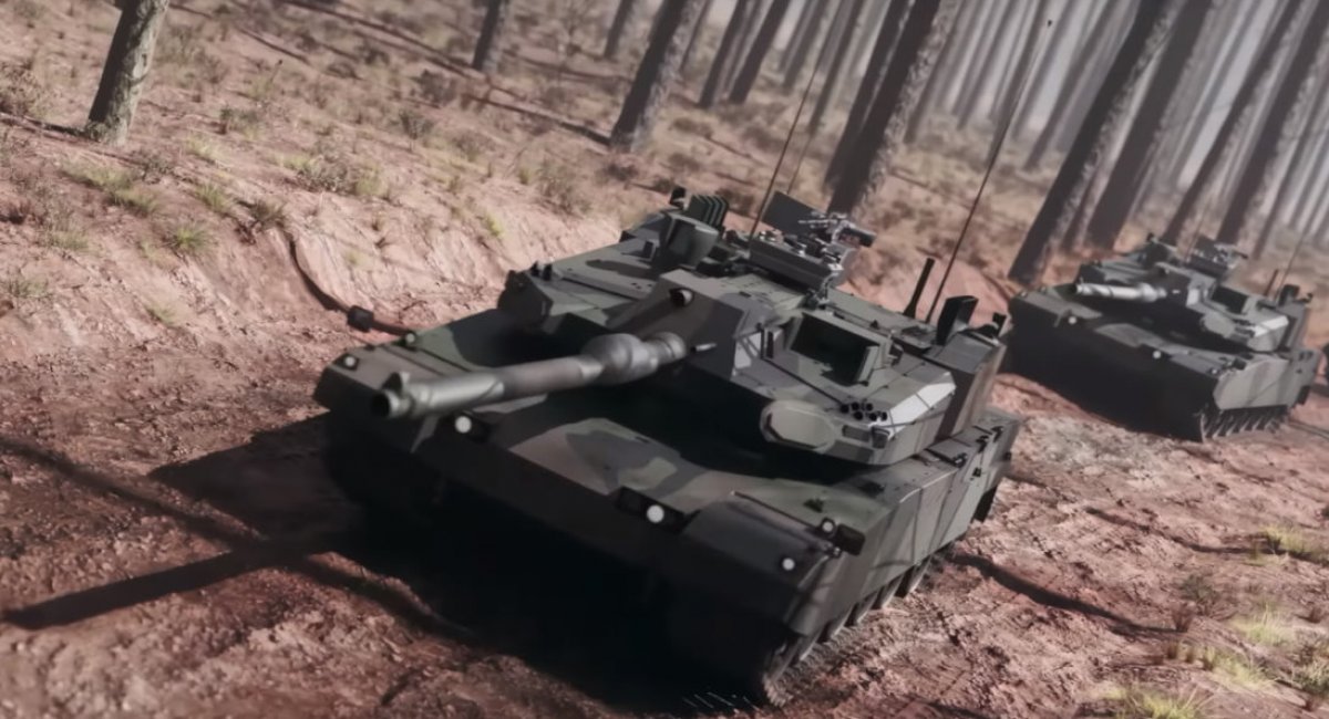 Рендер K2PL з покращеннями від Hyundai Rotem