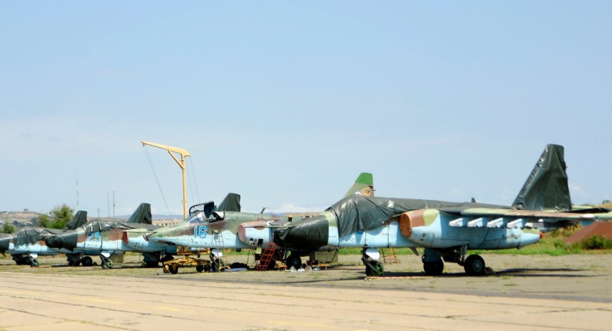 Штурмовики Су-25 сухопутних сил Грузії