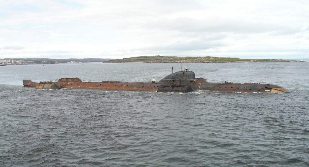 Затонулі атомні підводні човни Росії становлять екологічну небезпеку