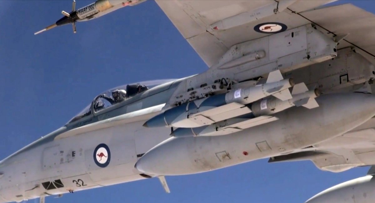 JDAM-ER під час випробувань повітряними силами Австралії 