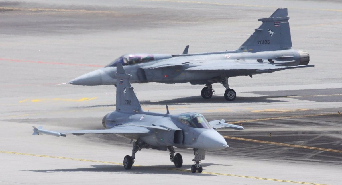JAS 39C/D Gripen Королівських ВПС Таїланду. Фото від Saab