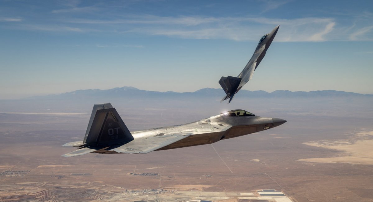 Винищувачі F-22. Ілюстративне фото від US DoW