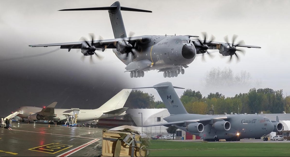 Транспортні літаки країн НАТО продовжують доставляти військову допомогу Україні