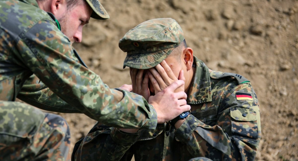 Бійці Бундесверу під час тренувань з психологічної підтримки (всі фото: Bundeswehr)