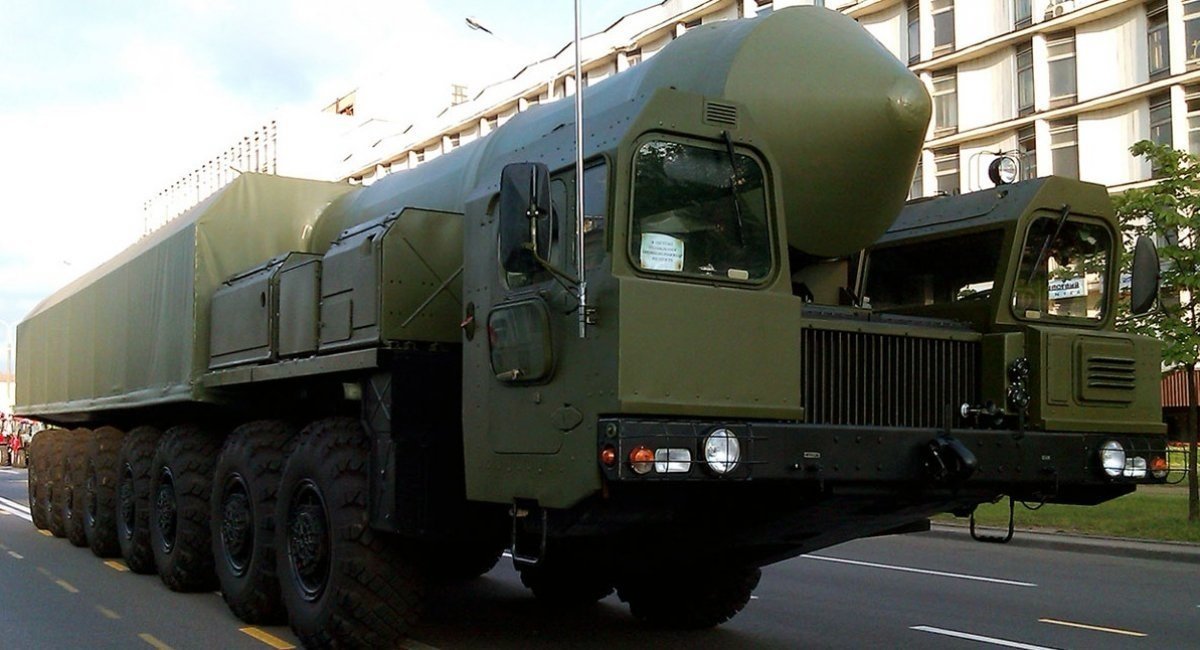 Нібито рухомий макет пускової РС-26 "Рубеж"