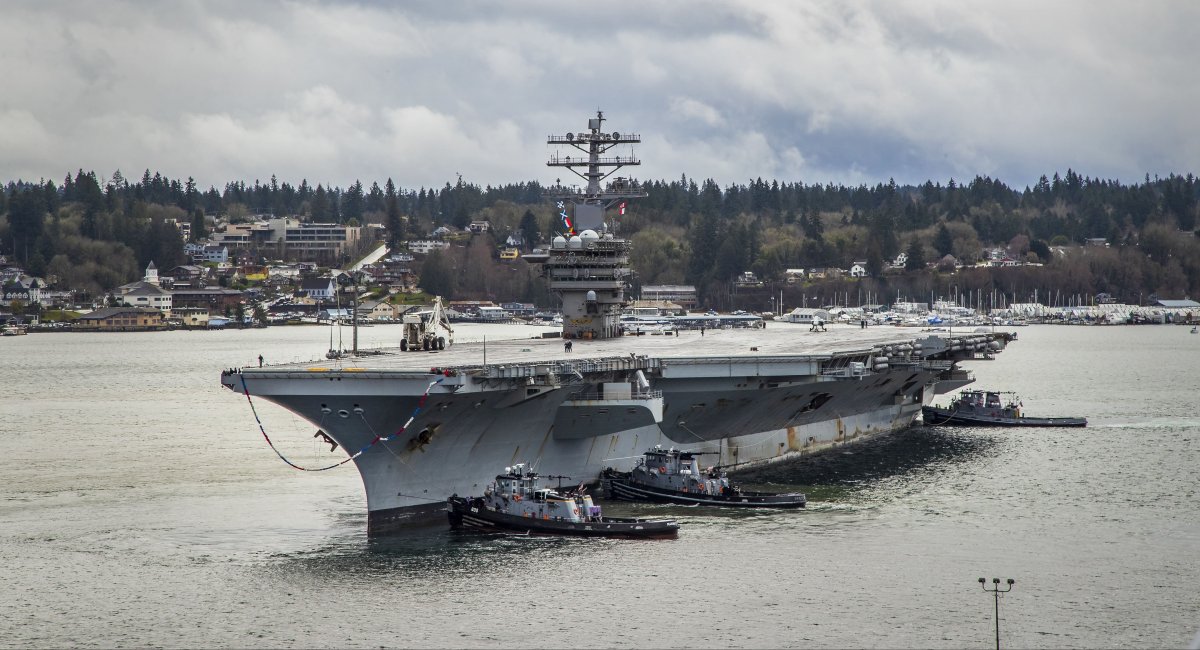 Американський авіаносець USS Nimitz, серпень 2021 року, фото - Naval Sea Systems Command