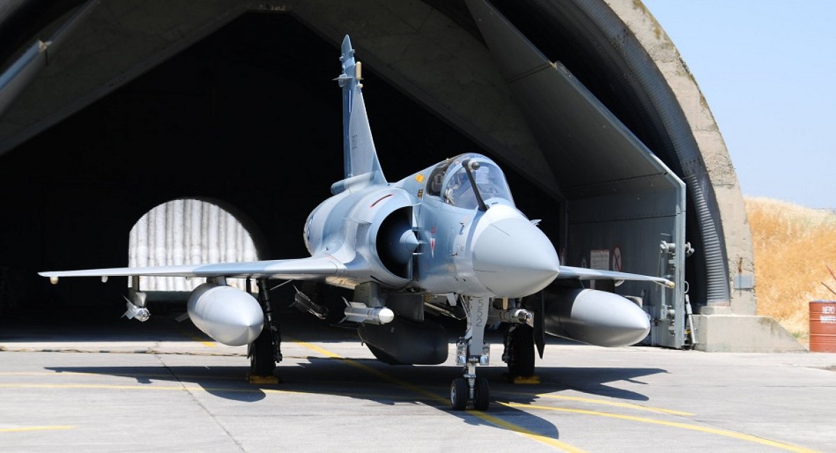 Mirage 2000-5 з крилатою ракетою SCALP-EG ПС Греції. Фото: Helenic Air Force