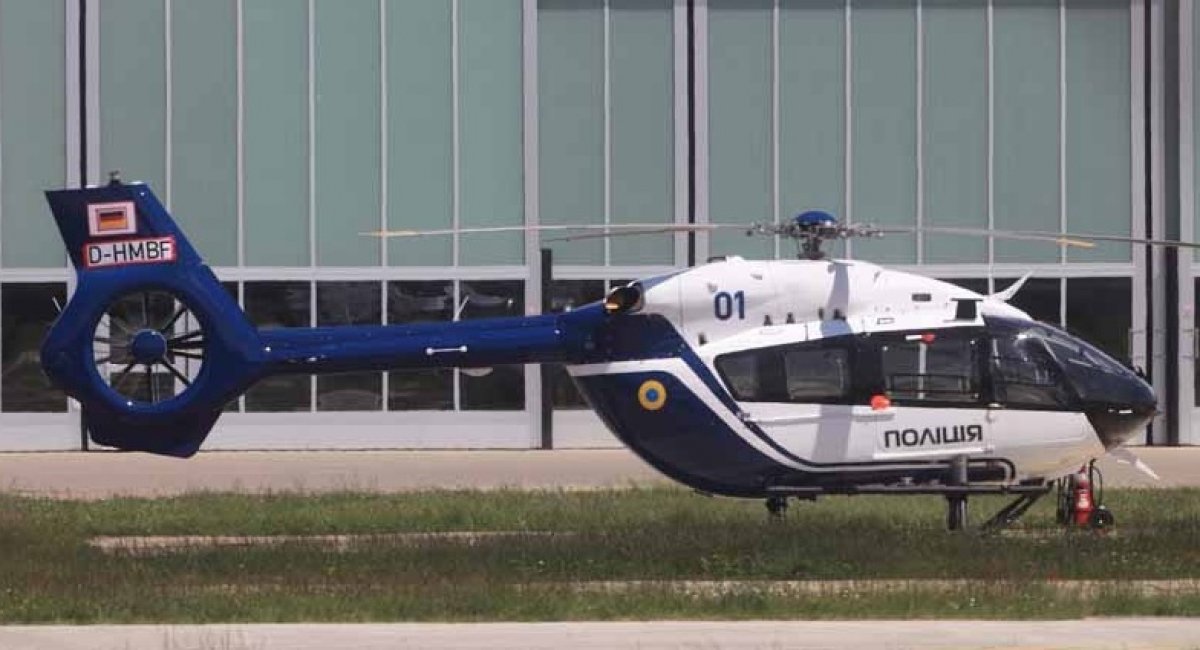 Перший гелікоптер Н145 D2 для МВС України / Фото: Scramble Magazine