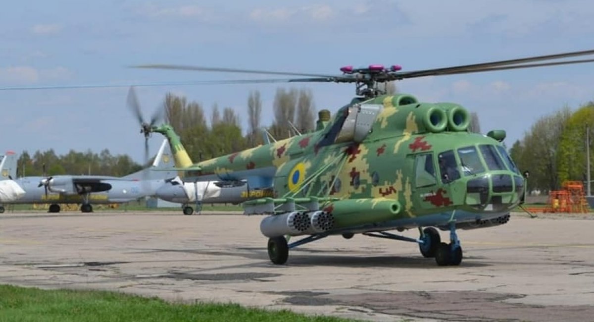 Модернізований ПАТ "Мотор Січ" гелікоптер Мі-8МСБ-В прибув до 15 БрТрА / Фото: 15 БрТрА