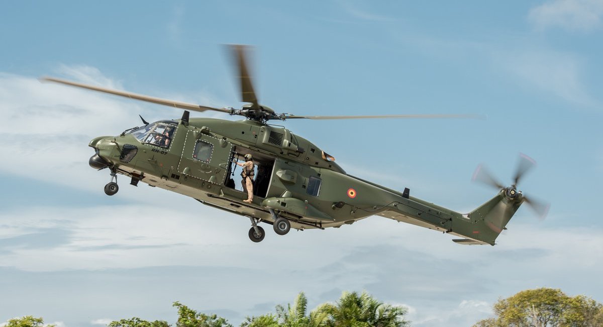 NH90 TTH ЗС Бельгії. Фото: Compte officiel de la Défense belge