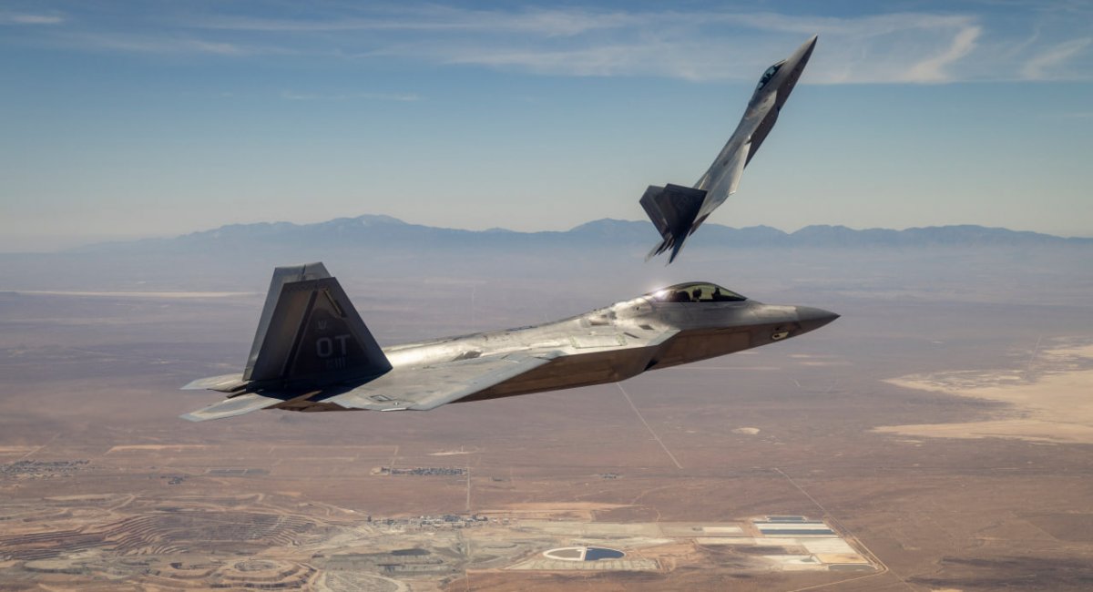 Винищувачі F-22. Ілюстративне фото від US DoW