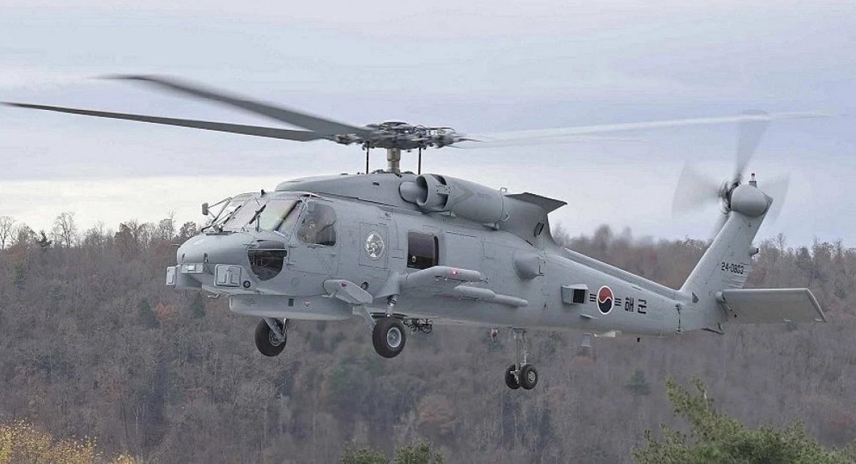 Протичовновий вертоліт MH-60R Південної Кореї. Фото: DAPA