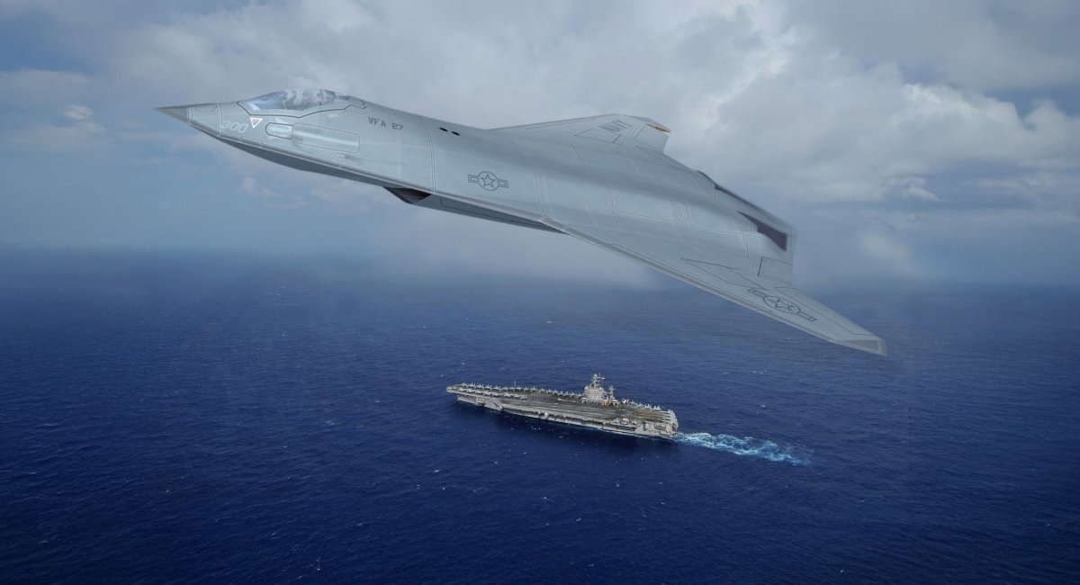 Загальний концепт F/A-XX, ілюстрація від військово-морських сил США