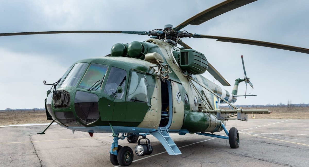 Модернізований у червні 2021 року на "Авіаконі" гелікоптер Мі-8МТВ-2 ЗСУ / Фото: Укроборонпром
