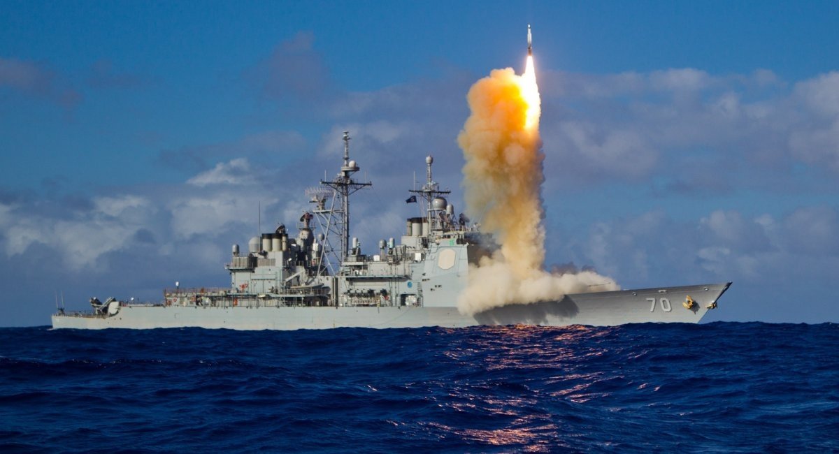 Пуск SM-3 з ракетного крейсера Ticonderoga USS Lake Erie (CG 70), ілюстративне фото від US DoD