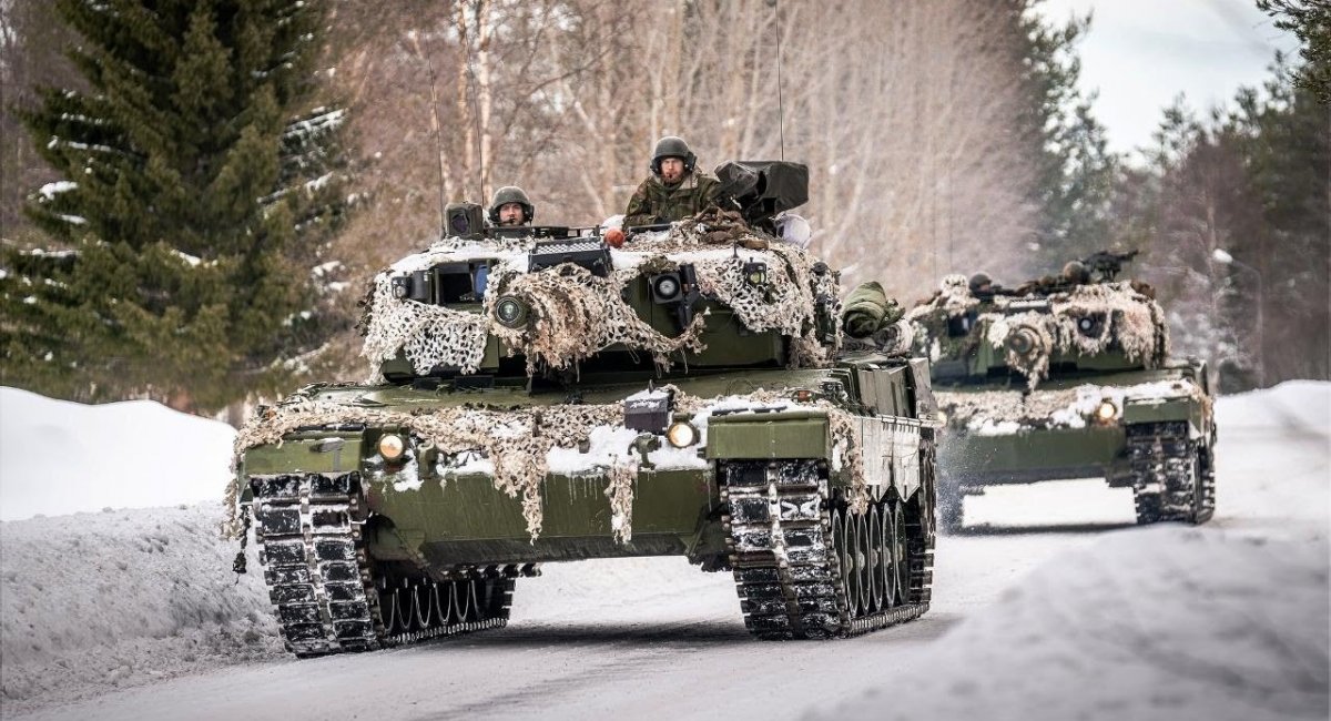 Норвезькі Leopard 2A4, фото - Forsvaret