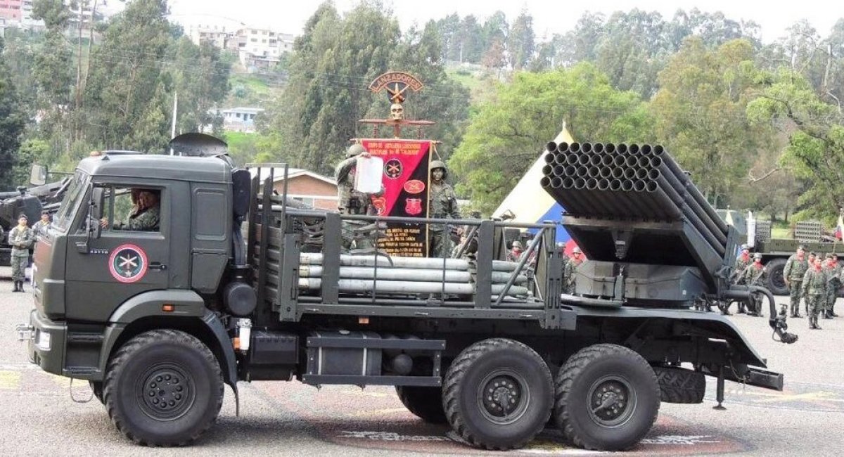 БМ-21 "Град" збройних сил Еквадору, фото ілюстративне, джерело - Erich Saumeth