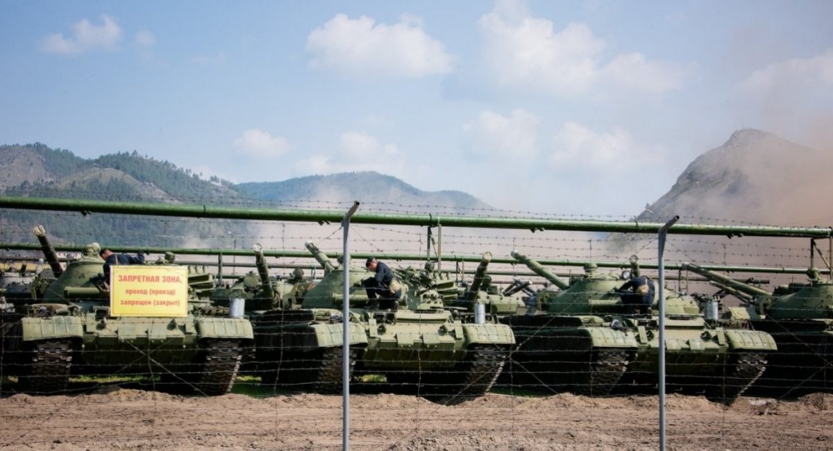 Т-62 на базі зберігання у РФ, ілюстративне фото з відкритих джерел